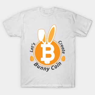 Bitcoin Bunny Coin Funny Easter Egg Cryptocurrency T-Shirt